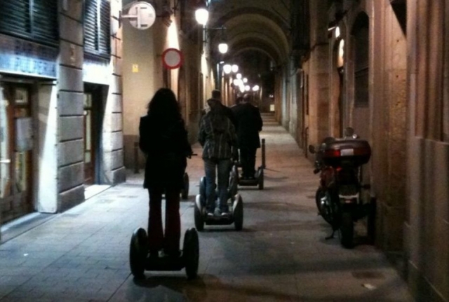 Ruta nocturna por la ciudad de Barcelona